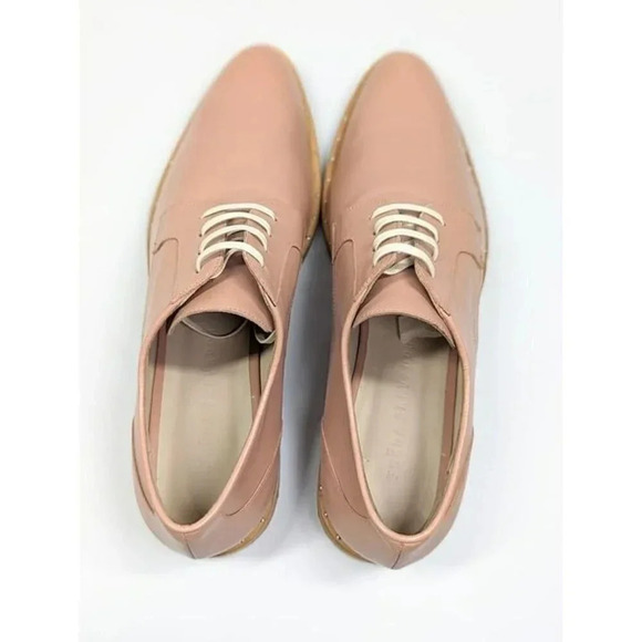 Freda Salvador Women's Strut Leather Plain Toe Oxfords Size 10 (MSRP $350) - Picture 9 of 12